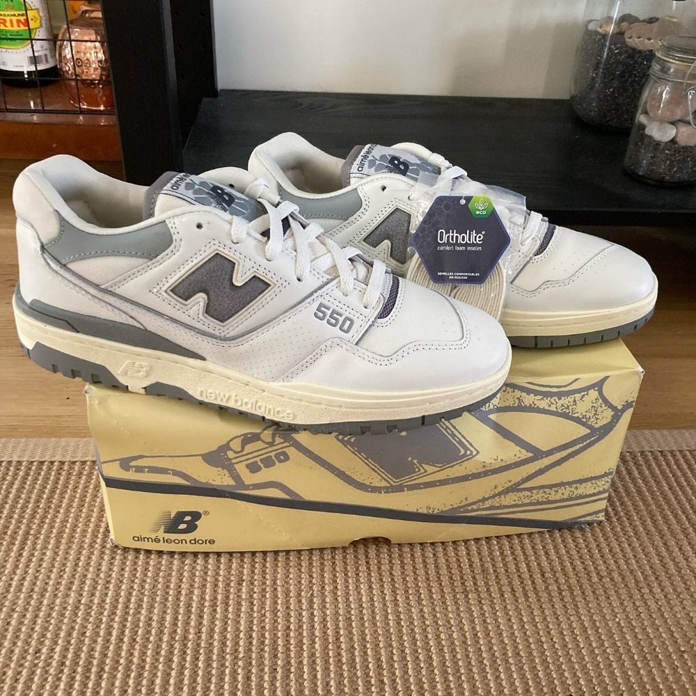 AIME LEON DORE NEW BALANCE 550 SILVER - Picture 1 of 4